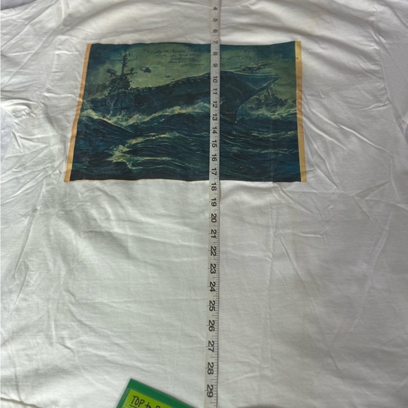 USS Yorktown CVS-10 The Fighting Lady ‘66 Double Sided VTG Hanes BEEFY-T XL - Picture 10 of 15